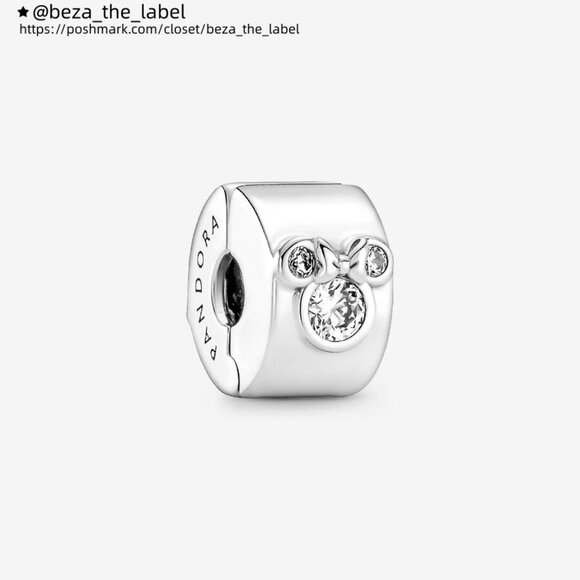 Pandora Disney Mickey Mouse & Minnie Mouse Clip Charm|Pendant - Picture 1 of 2